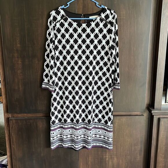 41 Hawthorn Asher Zipper Detail Dress Stitch Fix Size Medium - Picture 2 of 8